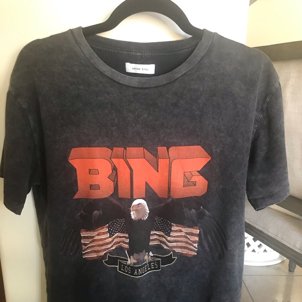 Anine Bing Vintage Eagle tee tshirt